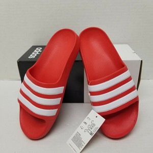 red adidas slides youth