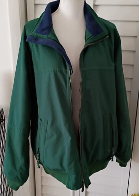 Lands' End Men's Green & Navy Waterproof Insulated Squall Jacket L 42-44 - Image 1 of 4