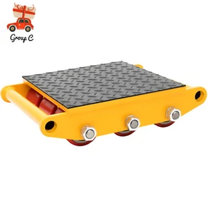15 Ton Heavy Duty Machine Dolly Skate Machinery Roller Mover Cargo Trolley  - Picture 1 of 11