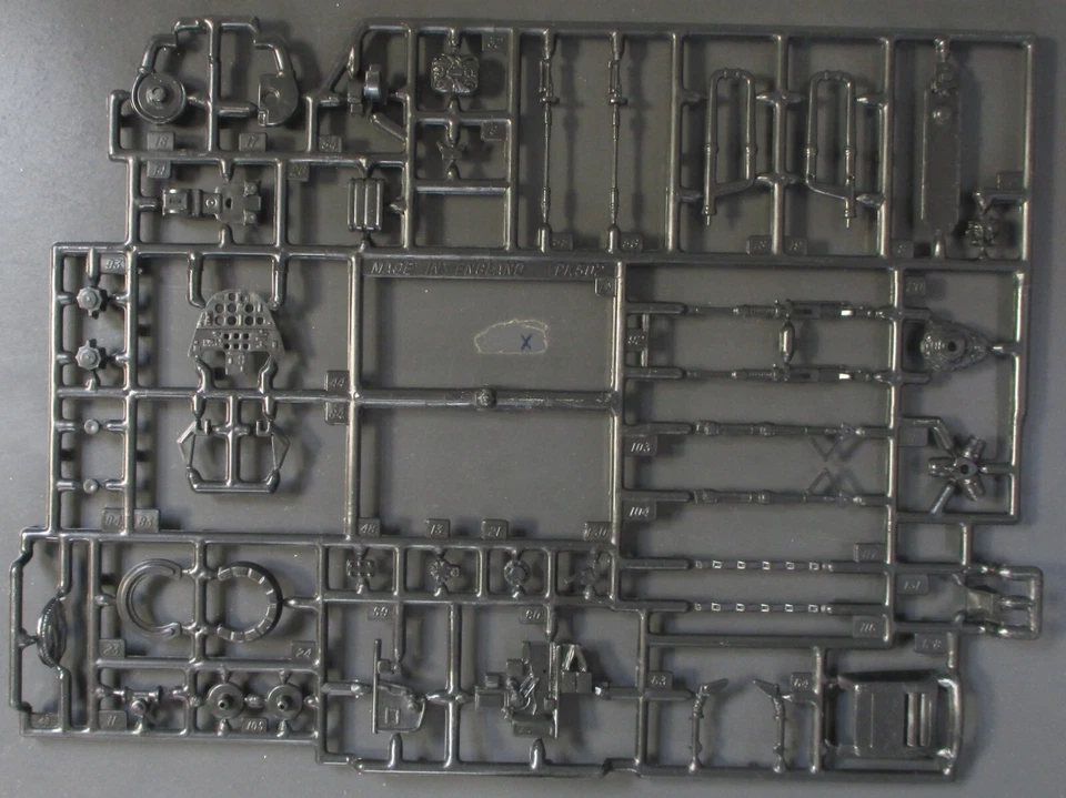 Matchbox 1/32nd Scale Messerschmitt Bf 109E-3 - Parts Lot D from Kit No. PK-502 - Image 1 of 1