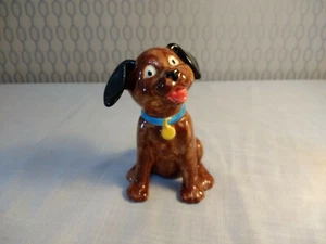 Small Dog Puppy Pup Animal Ceramic Figurine Sculpture Figure Decorative Ornament - Picture 1 of 7