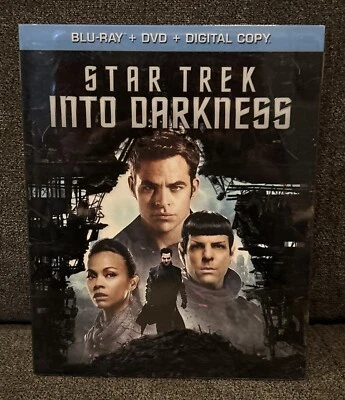 Star Trek Into Darkness (Blu-ray, 2013) 2 Disc Set Slip Cover Very Good - Image 1 of 4