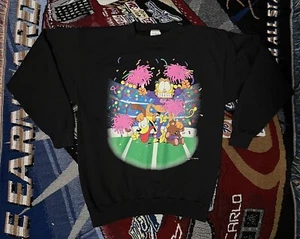 Vintage Garfield Sweatshirt Odie Football Cheer Squad XL Tultex 90s PAWS 1994 - Picture 1 of 7