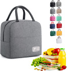 Insulated Lunch Bags for Women and Men, Reusable Lunch Boxes, Waterproof Tote Ba