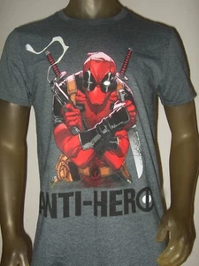 Men's S-XL Deadpool Anti-Hero Merc Suit Knife Swords Weapons Marvel Comics Shirt - Picture 1 of 5