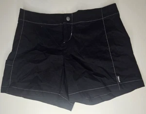 Pantalones cortos de natación prAna para mujer pequeños negros playa surf elásticos - Imagen 1 de 6