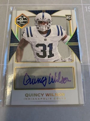 Quincy Wilson 2017 Limited Auto RC 10/25 Colts  - Image 1 of 3