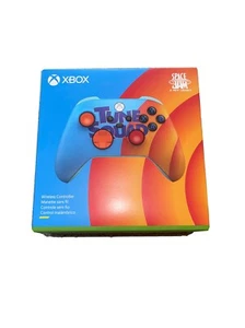 Microsoft Xbox Series S X Wireless Controller Space Jam Tune Squad Orange / Blue - Picture 1 of 4