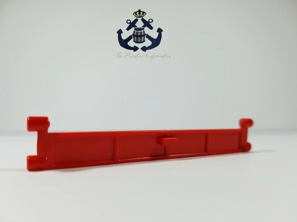 LEGO 1980s Classic Town Red Garage Roller Door End Section with Handle 4219 6383 - Image 1 of 1