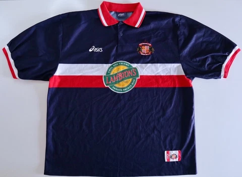 SUNDERLAND AFC 1998/99 ASICS Third Football Shirt 3XL Mens Vintage Soccer Jersey Cover