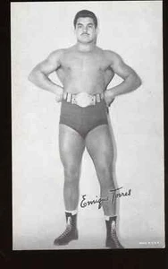 VRARE POST CARD SIZE Vintage Boxing Exhibits  Enrique Torres - Picture 1 of 2