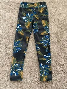 Süße Lularoe Legging für Kinder. Hübsches Blumenmuster. Kleine/mittlere Größe (2-8) Neu! - Bild 1 von 3