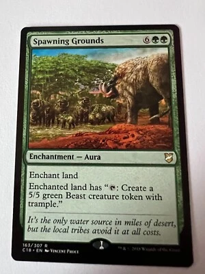 MTG Magic The Gathering Commander 2018 Spawning Grounds Rare LP - Image 1 of 2