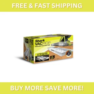 Shark VACMOP Disposable Hard Floor Vacuum and Mop Pad Refills 10 CT, VMP10 - Picture 1 of 13