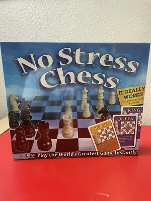 NO STRESS CHESS Board Game Learn Chess Easy For Kids Adults SEALED - Image 1 of 2