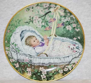 "Placa ""Rockabye Baby on the Treetop"" 1985 Gerda Neubacher ""Serie Lullibies" - Imagen 1 de 6