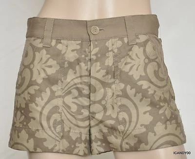 Pantalones Cortos Duquesa Estampado Damasco Marc Jacobs Caqui 0 Nuevos con Etiquetas $585  Foto 1 de 4