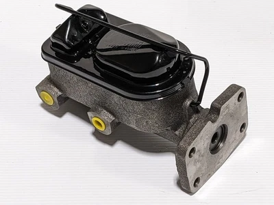Black 1-1/8" Bore 4 Bolt Master Cylinder for 1963-74 Mopar Dodge A E B Body - Image 1 of 4
