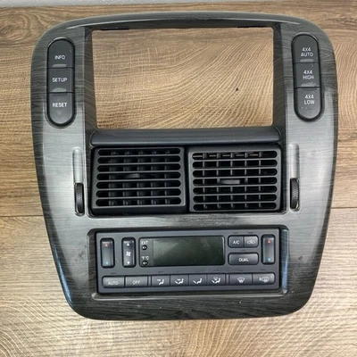 Ford Explorer 2002-2005 radio tablero bisel climatizador unidad madera grano Foto 1 de 4