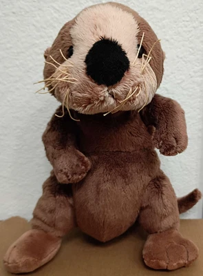 Retired Webkinz Sea Otter Plush No Code Brown Stuffed Animal Toy Ganz - Image 1 of 4