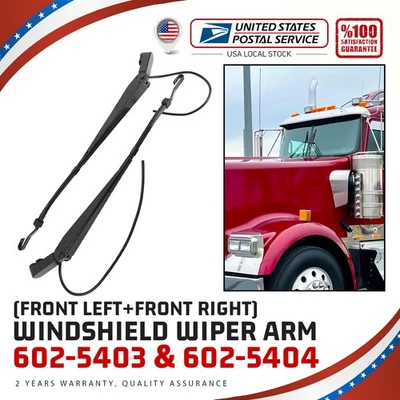 Windshield Wiper Arm Kit For Kenworth T600 T660 T800 R23102912 R23102913 6025403 - Image 1 of 4