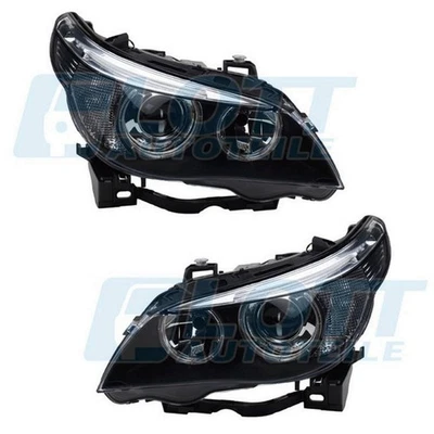 Bi-Xenon Hauptscheinwerfer D1S H7 links + rechts passend für BMW 5 bis 03/2007 - Bild 1 von 4
