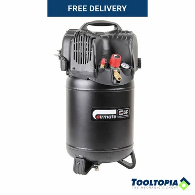 SIP Airmate Air Compressor V215/25 Vertical Direct Drive 230V 24L 1.5hp 6.5CFM - Image 1 of 3