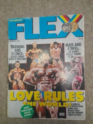Flex Magazine Bodybuilding Vintage Issue From November 1987 - Image 1 of 4