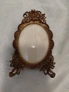 Vtg Matson Stylebuilt F1771 Floral Oval Small Picture Frame - Picture 1 of 7