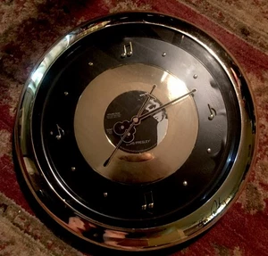 Vtg Elvis Presley Gold Record Clock,Plays Don't Be Cruel & Hound Dog Works, READ - Picture 1 of 12