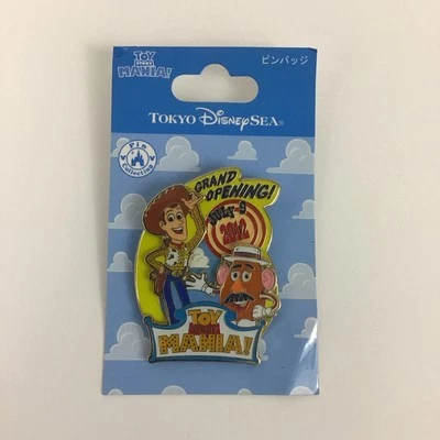 Tokyo Disney Sea Toy Story Mania Disney Pixar Grand Opening Pin Woody Mr Potato - Image 1 of 4