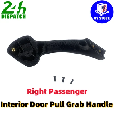 Tirador de puerta interior negro pasajero derecho para BMW Z3 1996-2002 Foto 1 de 4