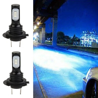 2x H7 Ice Blue Headlight Turn Signals 4000LM Headlamp Led Side Light Car 12V-24v - Image 1 of 4