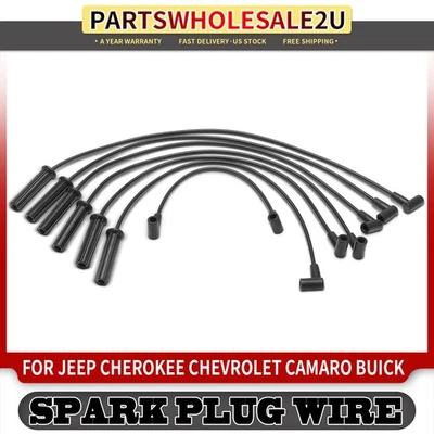 Комплект проводов свечей зажигания 7 шт для Chevrolet Camaro Jeep Cherokee Buick Oldsmobile GMC - Изображение 1 из 4