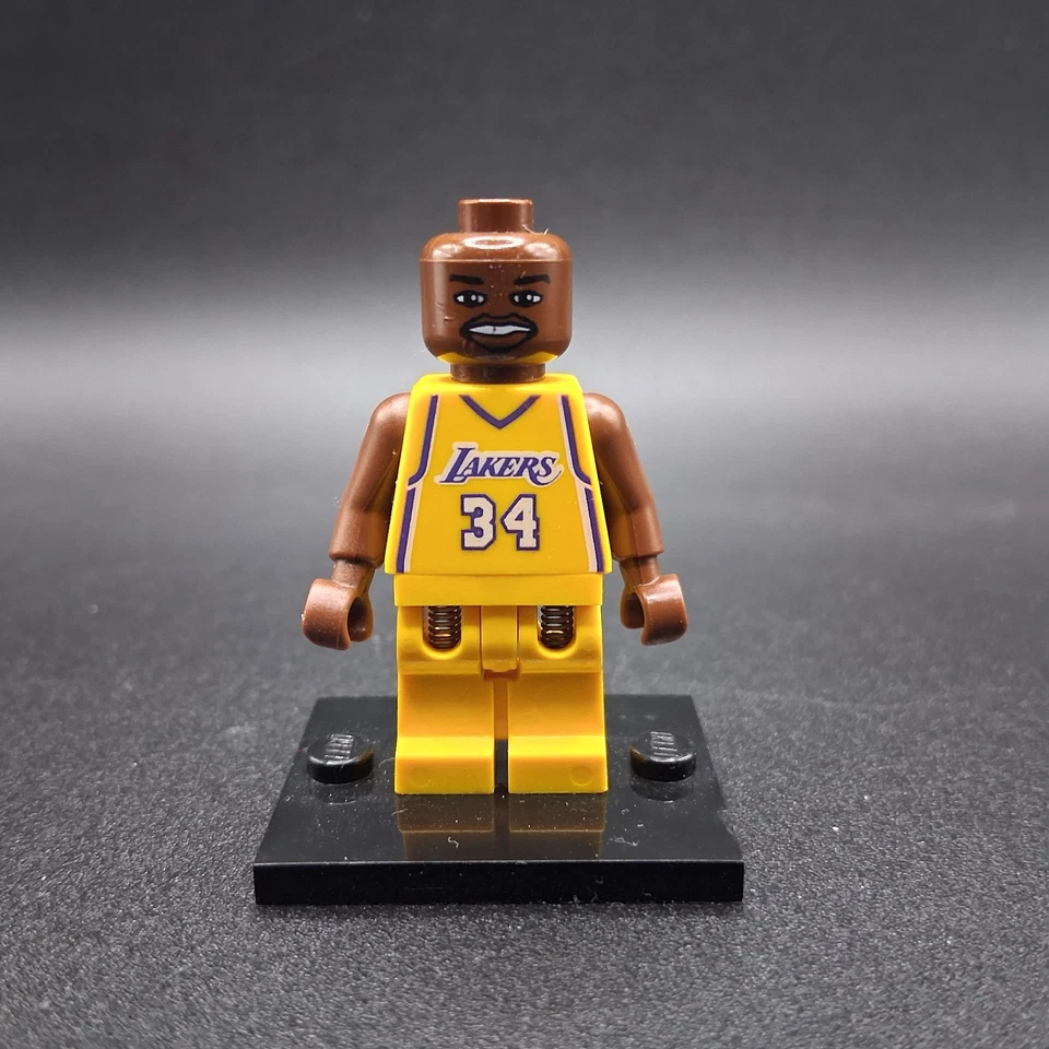 LEGO Shaquille O'Neal Minifigure #34 3561 NBA Los Angeles Lakers CMF Lot nba022 - Image 1 of 4