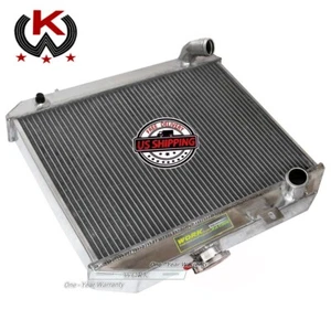 Aluminum Radiator fit Jeep Willys CJ2 CJ3 CJ-2A M38 MB 1941-1952 1951 1950 Truck - Picture 1 of 15