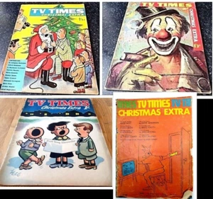 TV TIMES CHRISTMAS EXTRA 1960+1962+1964+1967 1960s not 1961/1964/1965 R.Stones - Picture 1 of 15