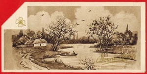 Carte postale mignonnette-Bonne Année-Paysage-Village-E.48 - Imagen 1 de 2