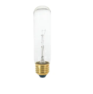 Satco 10er-Pack Röhrenlampe T10 25W klar S3250 120V mittlere Basis 200 Lumen - Bild 1 von 1
