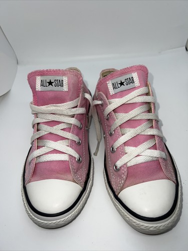 Scarpe da ginnastica Converse Chuck Taylor All Star Youth taglia 3 rosa tela bambini ragazze