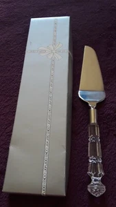 Colección Toscana Amante del Cristal 24% Cristal de Plomo con Servidor de Pasteles de Acero S - Imagen 1 de 5