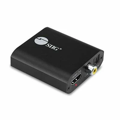 Repetidor HDMI SIIG 4K con extractor de audio y convertidor a Toslink óptico o coaxial Foto 1 de 4
