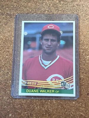 1984 Donruss Baseball # 325 Duane Walker - Image 1 of 2