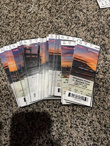 2019 PHILADELPHIA PHILLIES SEASON TICKET STUB PICK GAME IN DROPBOX Cover