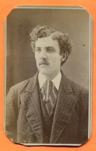 CDV Portrait eines jungen Mannes, ca. 1870er Jahre aus Oregon - Bild 1 von 2