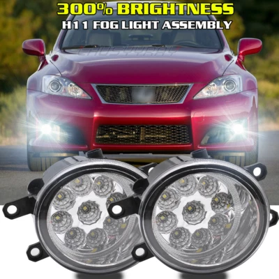 Par de faros antiniebla para parachoques delantero de repuesto #8121006071 para Lexus IS F 2009 Foto 1 de 4