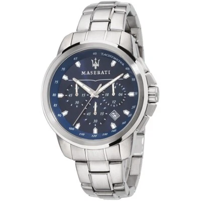 MASERATI SUCCESSO R8873621002 OROLOGIO ACCIAIO BLU CRONO LIST. 199€ SOTTOCOSTO - Immagine 1 di 2