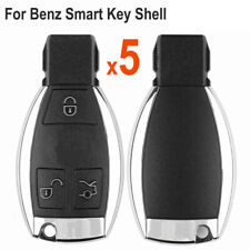 5x Smart Key Shell 3 Buttons For Mercedes Benz VVDI BE Key Pro  Single Battery