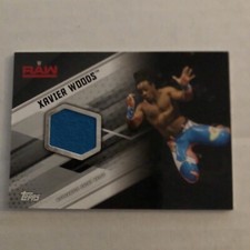 2017 Topps WWE RAW Xavier Woods 68/199 Shirt Relic Card