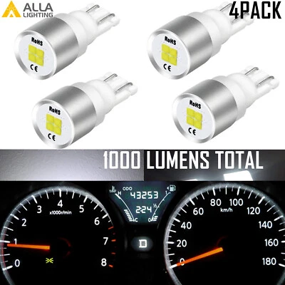 4x LED White Instrument Cluster Bulbs Dashboard Panel Light for Mercury Sable - Image 1 of 4